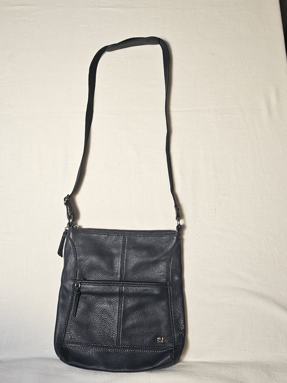 The Sak Iris leather crossbody bag Navy Blue